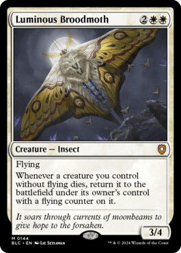 Luminous Broodmoth - Bloomburrow Commander