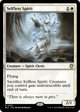 Selfless Spirit - Bloomburrow Commander