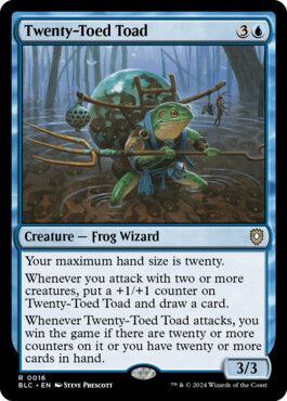 Twenty-Toed Toad - Bloomburrow Commander