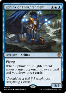 Sphinx of Enlightenment - Bloomburrow Commander