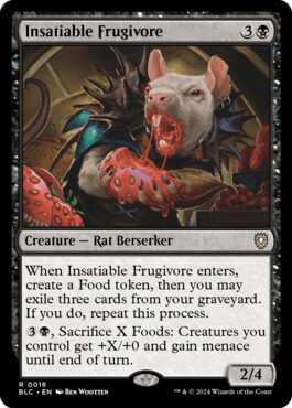 Insatiable Frugivore - Bloomburrow Commander