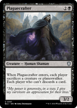 Plaguecrafter - Bloomburrow Commander