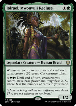 Jolrael, Mwonvuli Recluse - Bloomburrow Commander