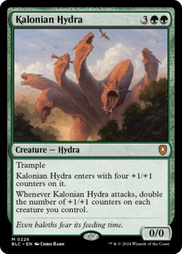 Kalonian Hydra - Bloomburrow Commander