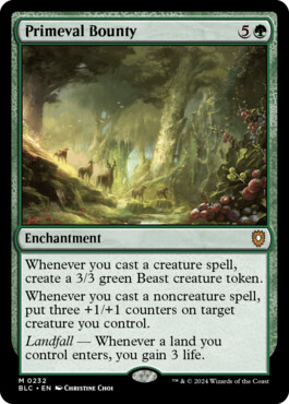 Primeval Bounty - Bloomburrow Commander