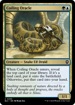 Coiling Oracle - Bloomburrow Commander