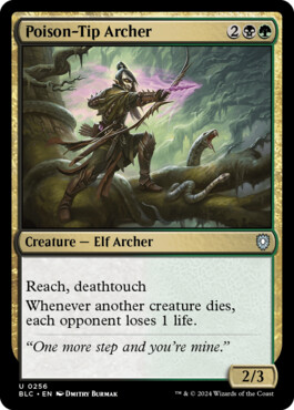 Poison-Tip Archer - Bloomburrow Commander