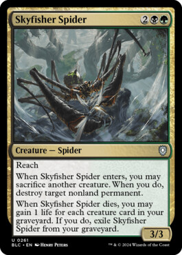 Skyfisher Spider - Bloomburrow Commander