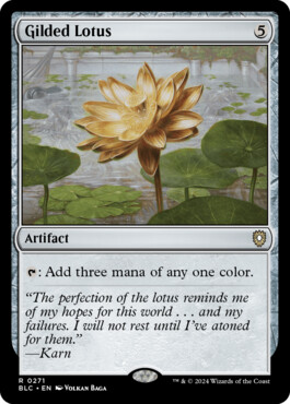 Gilded Lotus - Bloomburrow Commander