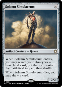 Solemn Simulacrum - Bloomburrow Commander