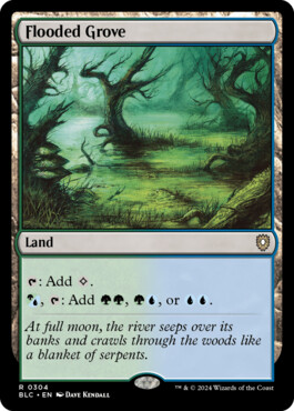 Flooded Grove - Bloomburrow Commander