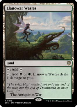 Llanowar Wastes - Bloomburrow Commander