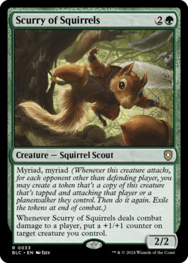 Scurry of Squirrels - Bloomburrow Commander