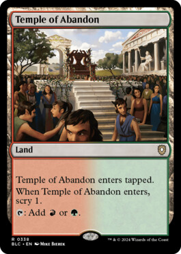 Temple of Abandon - Bloomburrow Commander