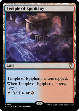 Temple of Epiphany - Bloomburrow Commander