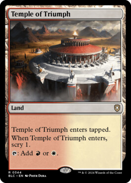 Temple of Triumph - Bloomburrow Commander