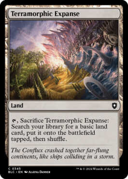 Terramorphic Expanse - Bloomburrow Commander