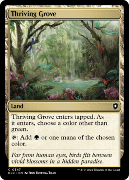 Thriving Grove - Bloomburrow Commander