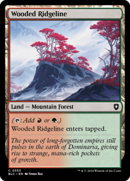 Wooded Ridgeline - Bloomburrow Commander