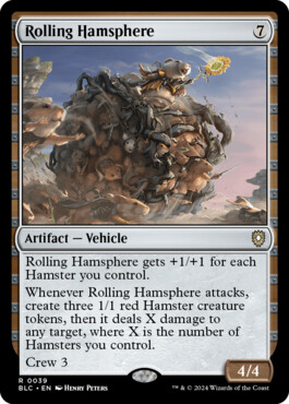 Rolling Hamsphere - Bloomburrow Commander