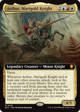 Arthur, Marigold Knight - Bloomburrow Commander