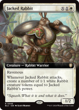 Jacked Rabbit - Bloomburrow Commander