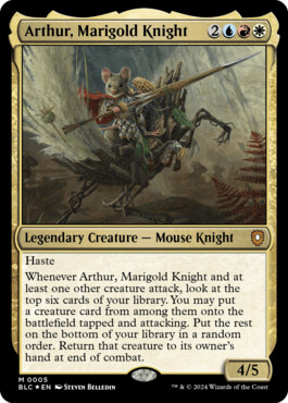 Arthur, Marigold Knight - Bloomburrow Commander