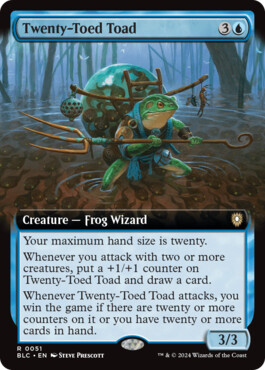 Twenty-Toed Toad - Bloomburrow Commander