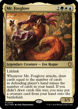 Mr. Foxglove - Bloomburrow Commander