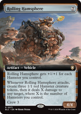 Rolling Hamsphere - Bloomburrow Commander