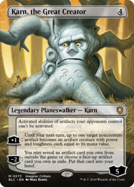 Karn, the Great Creator - Bloomburrow Commander