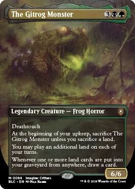 The Gitrog Monster - Bloomburrow Commander