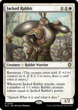 Jacked Rabbit - Bloomburrow Commander