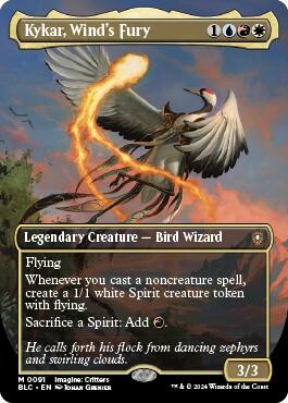 Kykar, Wind's Fury - Bloomburrow Commander