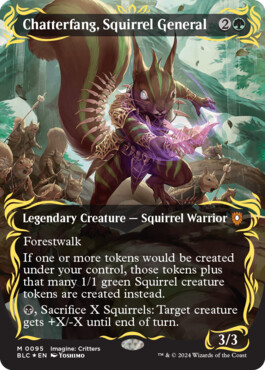 Chatterfang, Squirrel General - Bloomburrow Commander