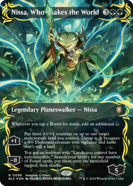 Nissa, Who Shakes the World - Bloomburrow Commander