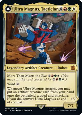 Ultra Magnus, Tactician -> Ultra Magnus, Armored Carrier - The Brothers' War Transformers Cards