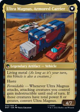 Ultra Magnus, Armored Carrier - The Brothers' War Transformers Cards