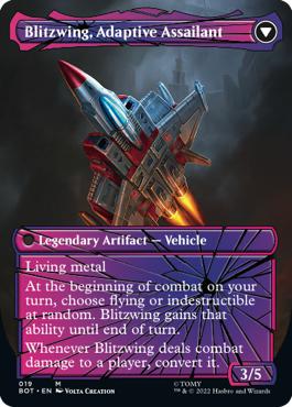 Blitzwing, Adaptive Assailant - The Brothers' War Transformers Cards