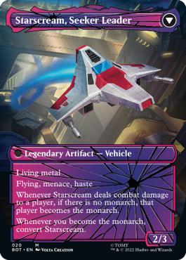 Starscream, Seeker Leader - The Brothers' War Transformers Cards