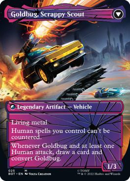 Goldbug, Scrappy Scout - The Brothers' War Transformers Cards