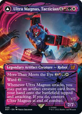 Ultra Magnus, Tactician -> Ultra Magnus, Armored Carrier - The Brothers' War Transformers Cards