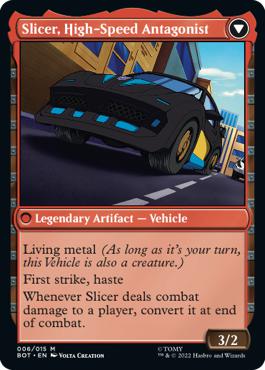 Slicer, High-Speed Antagonist - The Brothers' War Transformers Cards