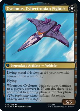 Cyclonus, Cybertronian Fighter - The Brothers' War Transformers Cards