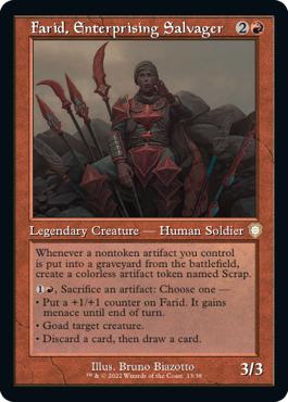 Farid, Enterprising Salvager - The Brothers' War Commander