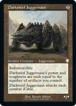 Darksteel Juggernaut - The Brothers' War Commander