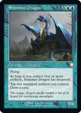 Shimmer Dragon - The Brothers' War Commander
