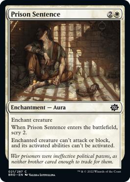 Prison Sentence - The Brothers' War