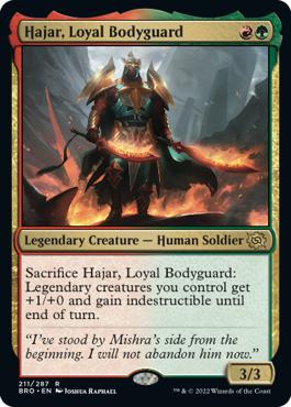 Hajar, Loyal Bodyguard - The Brothers' War
