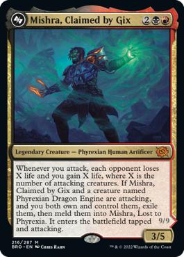 Mishra, Claimed by Gix -> Mishra, Lost to Phyrexia - The Brothers' War